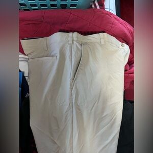 Izod beige golf pants.